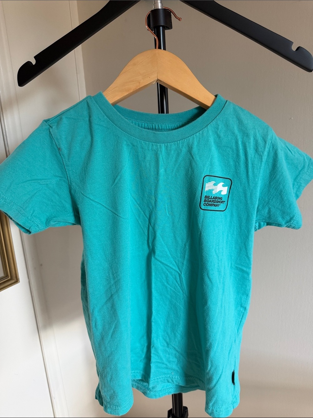 Billabong Boys Toddler Size 6 Turquoise Logo Graphic T-Shirt